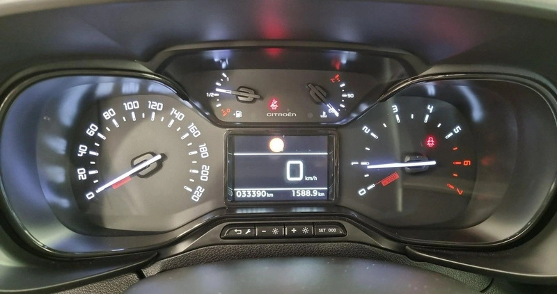 Citroen Berlingo cena 69900 przebieg: 33389, rok produkcji 2019 z Górzno małe 211